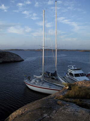 Sweden Boats C34, byggd 1978 – Comfort 34-modellen efter att Sweden Boats tagit över produktionen. Foto: Ulfpal