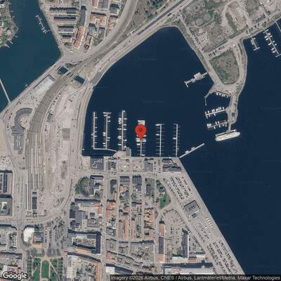 Satellitbild Karlskrona stadsmarina Gästhamn | Karlskrona stadsmarina