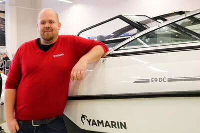 Yamarin 59 DC visad hos Yamarins återförsäljare E3-Marin i Porvoo 2019.