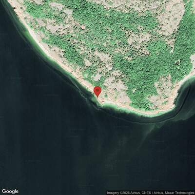 Satellitbild Blå jungfrun, Västra stenbrottshamnen Naturhamn | Blå jungfrun, Västra stenbrottshamnen