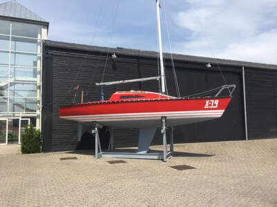 X-79 nummer 1, den första byggda båten, efter restaurering hos X-Yachts.