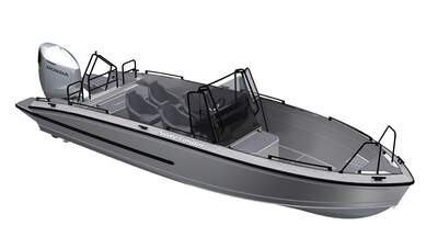 Silver Condor CCX i officiell produktvisualisering, sedd snett förifrån från styrbordssidan.