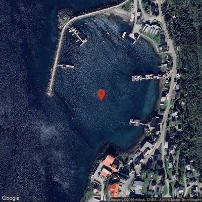 Satellitbild Øksfjord Gästhamn | Øksfjord