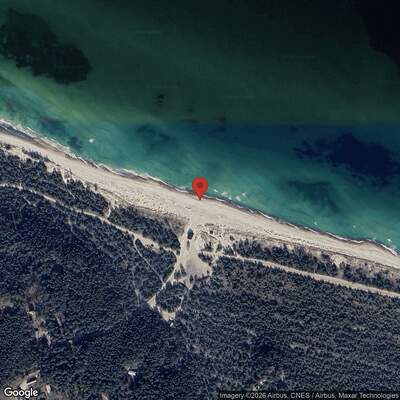 Satellitbild Gotska Sandön Naturhamn | Gotska Sandön