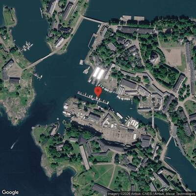 Satellitbild Suomenlinna Gästhamn | Suomenlinna