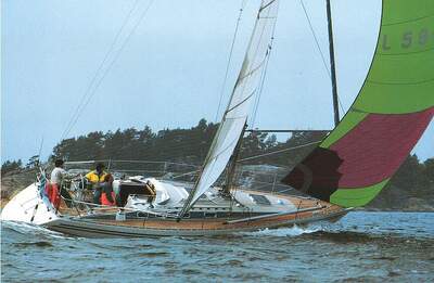 Finngulf 36, konstruerad av Håkan Södergren och byggd av Finngulf Yachts.