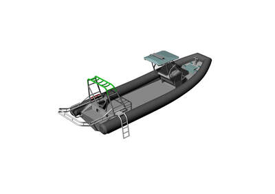 UMS RIB 900, officiell 3D-rendering i perspektiv.