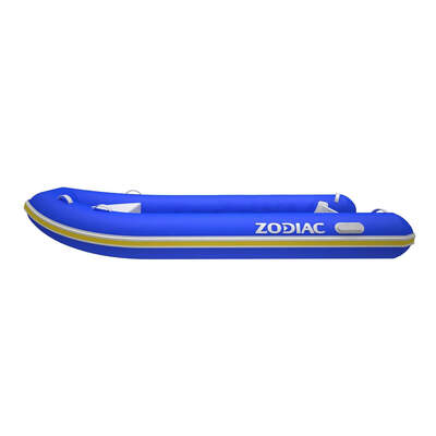 Zodiac Nomad 2.7 ALU i blå tubfärg, sidovy.