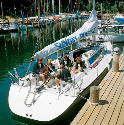X-Yachts X-119 under segel, en 12-meters racer/cruiser ritad av Niels Jeppesen.
