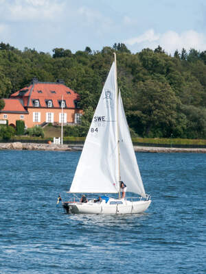 Marieholm IF på Saltsjön utanför Nacka. Foto: Matti Blume