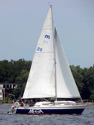 C&C Mega 30 One Design-segelbåten Eau Mega under segel. Foto: Ahunt