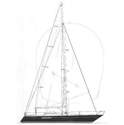 Segelplan för Aphrodite 101.