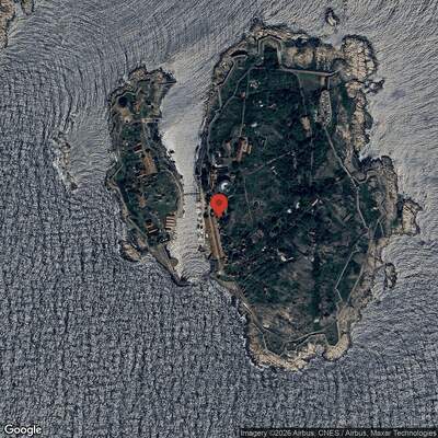 Satellitbild Christiansø Havn Gästhamn | Christiansø Havn