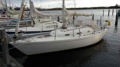 OE 29-Mistinguette i Nakskov havn, Danmark Foto: Anders Eliasson