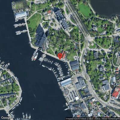 Satellitbild Stockholm Wasahamnen Gästhamn | Stockholm Wasahamnen